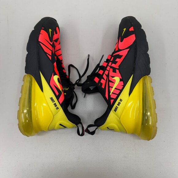 Nike Air Max 270 Embroidered Just Do It Sneakers Shoes AV4076-001 Boys Youth 6Y - Picture 7 of 8